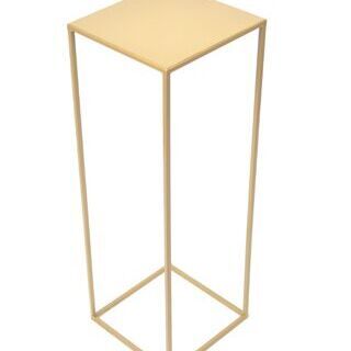 Stojak na kwiatki w kolorze złotym typu LOFT